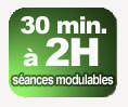 séance adaptée de 45 min. à 2 heures